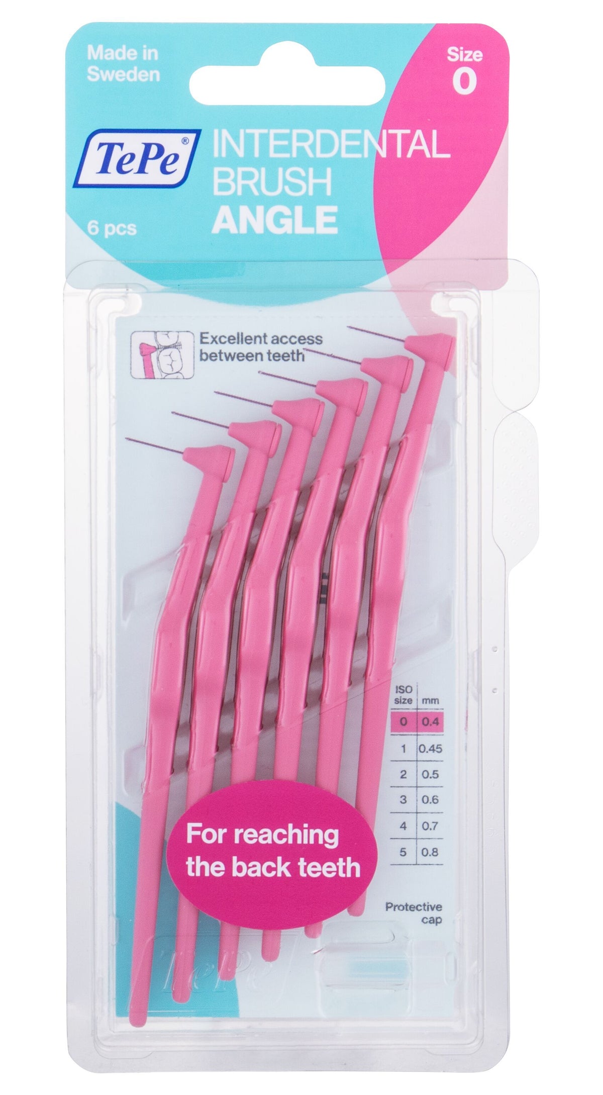 TePe Angle Interdental Brush 6 ks 0,4 mm