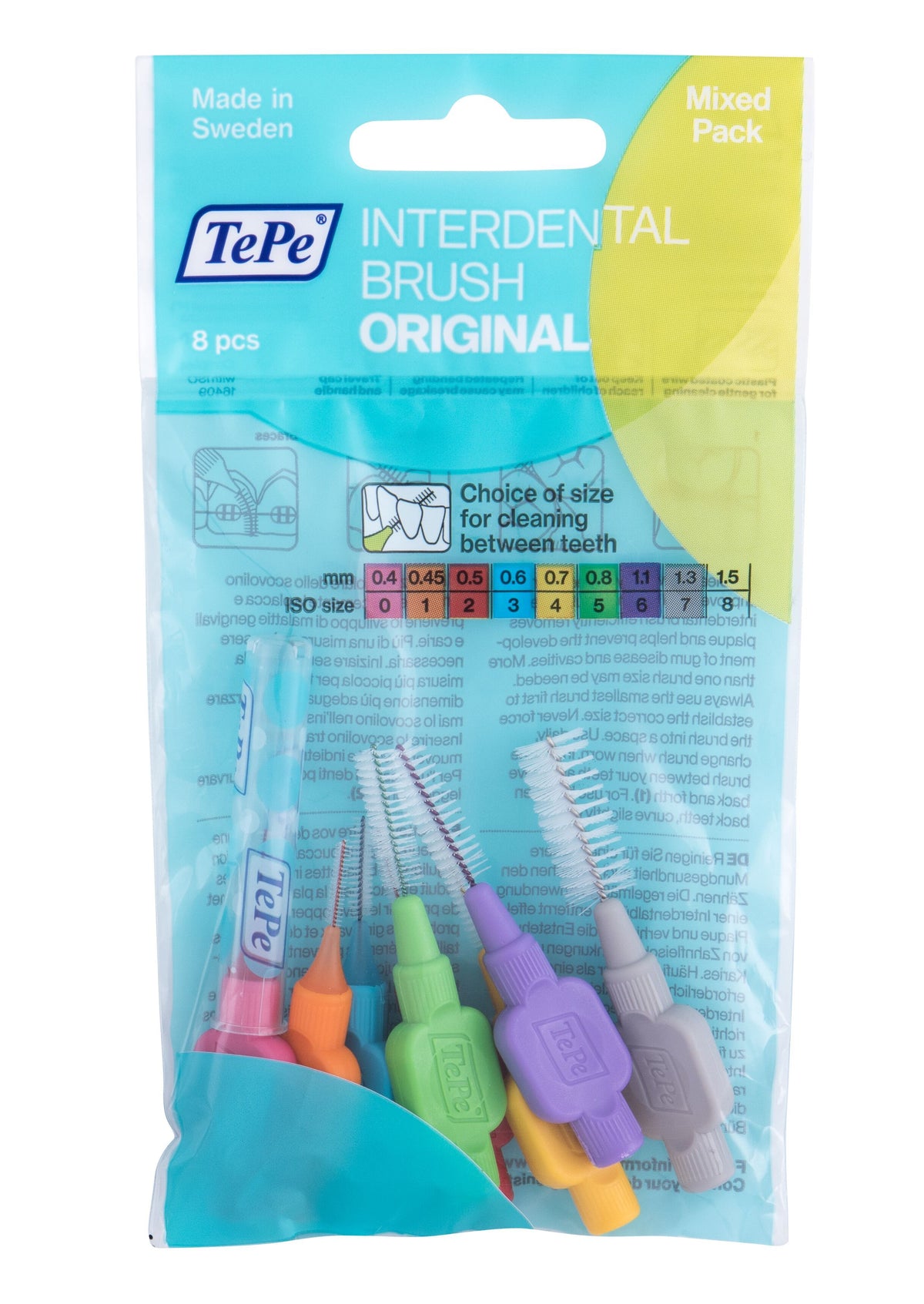 TePe Original Interdental Brush 8 ks Mixed Pack