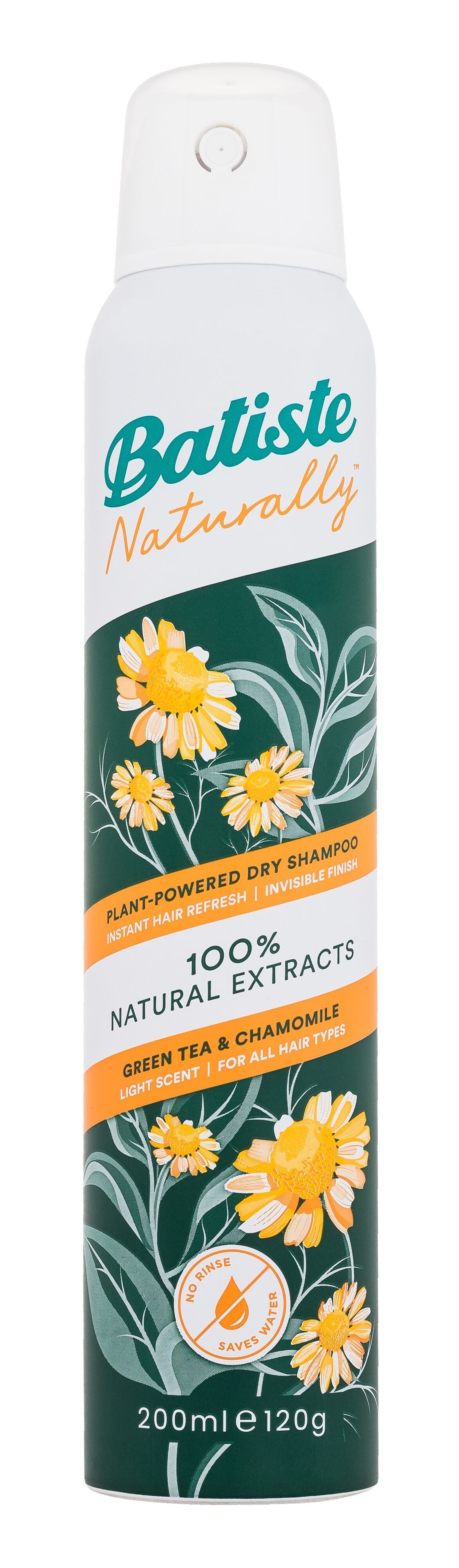 Batiste Naturally Green Tea & Chamomile Dry Shampoo