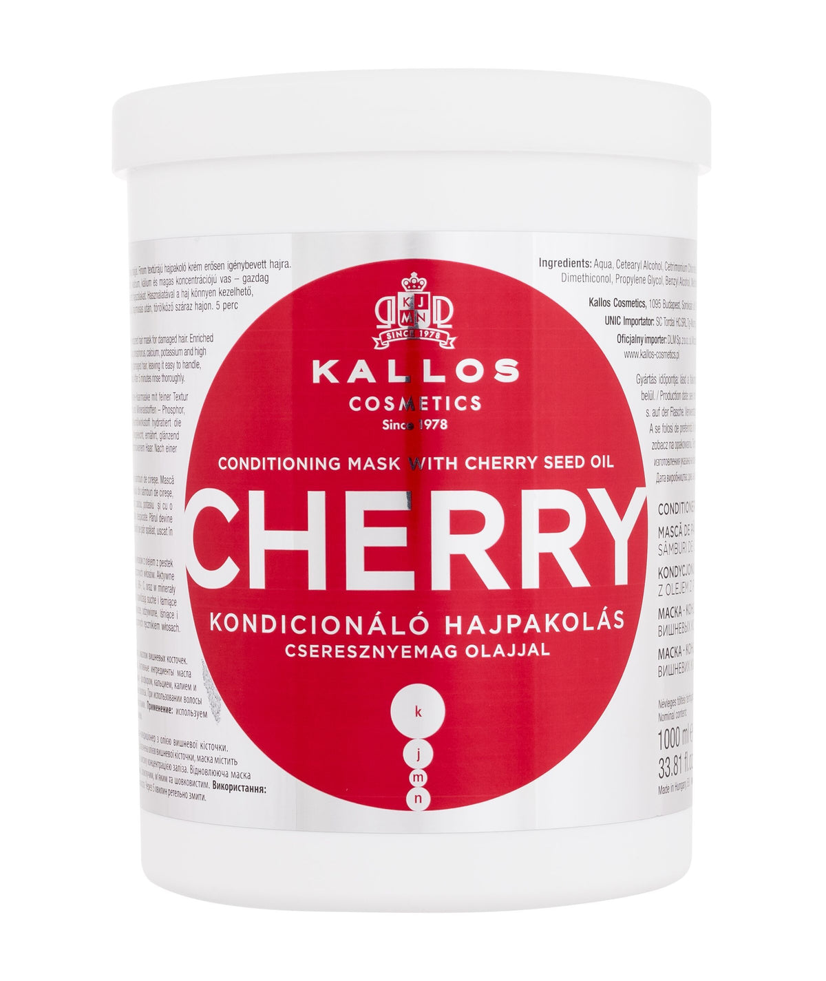 Kallos Cosmetics Cherry Hair Mask