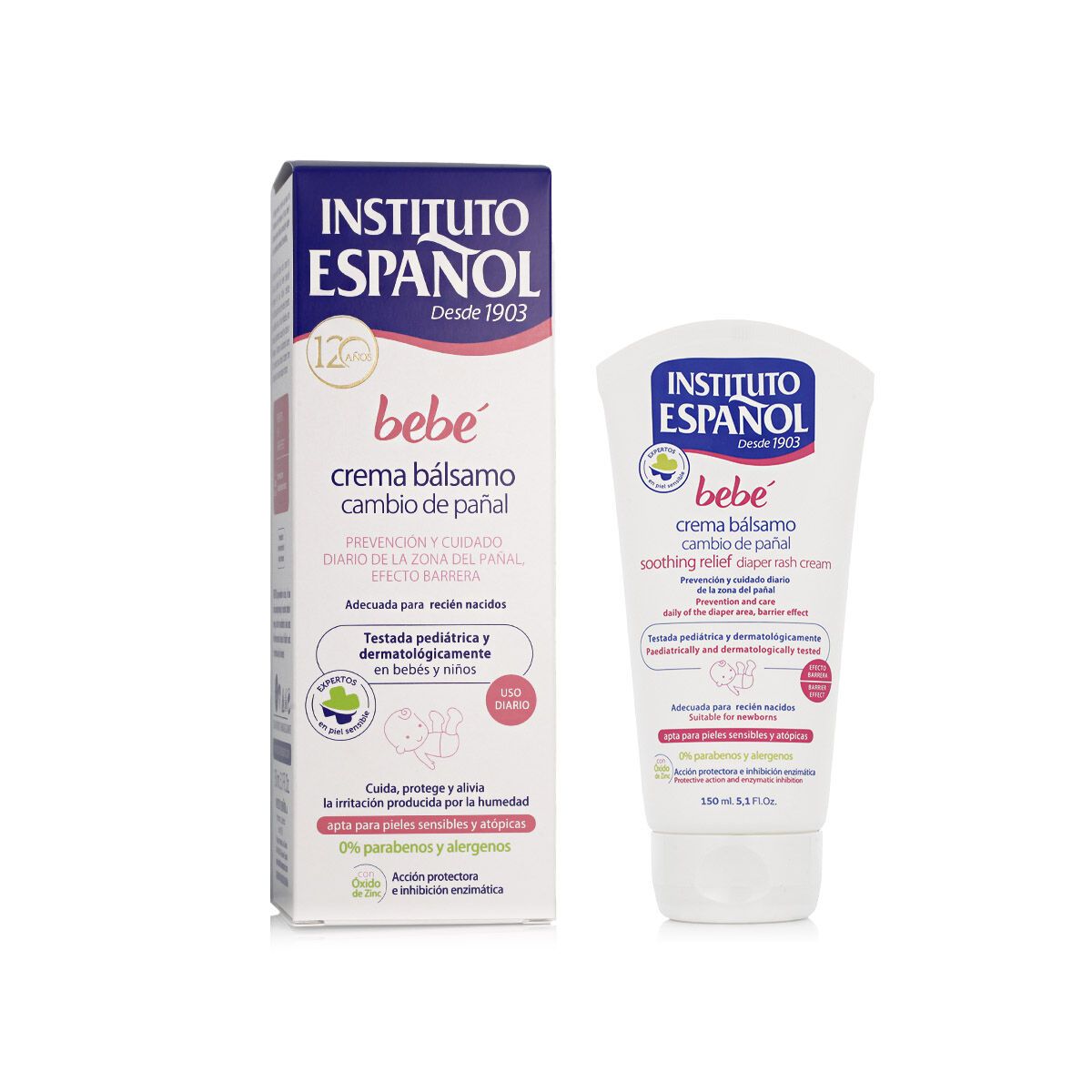 Instituto Espanol Baby Balm Cream For Diaper Rash