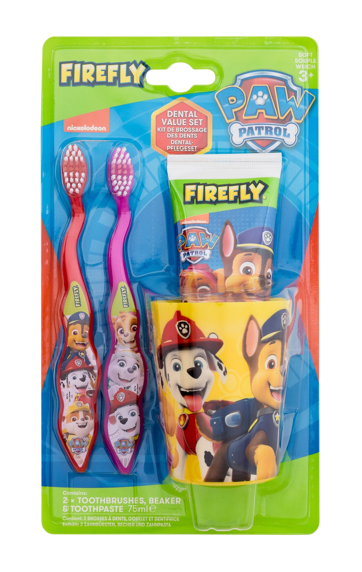 Nickelodeon Paw Patrol Dental Value Set Toothbrush