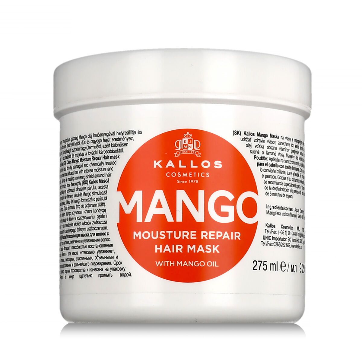 Kallos Cosmetics Mango Hair Mask