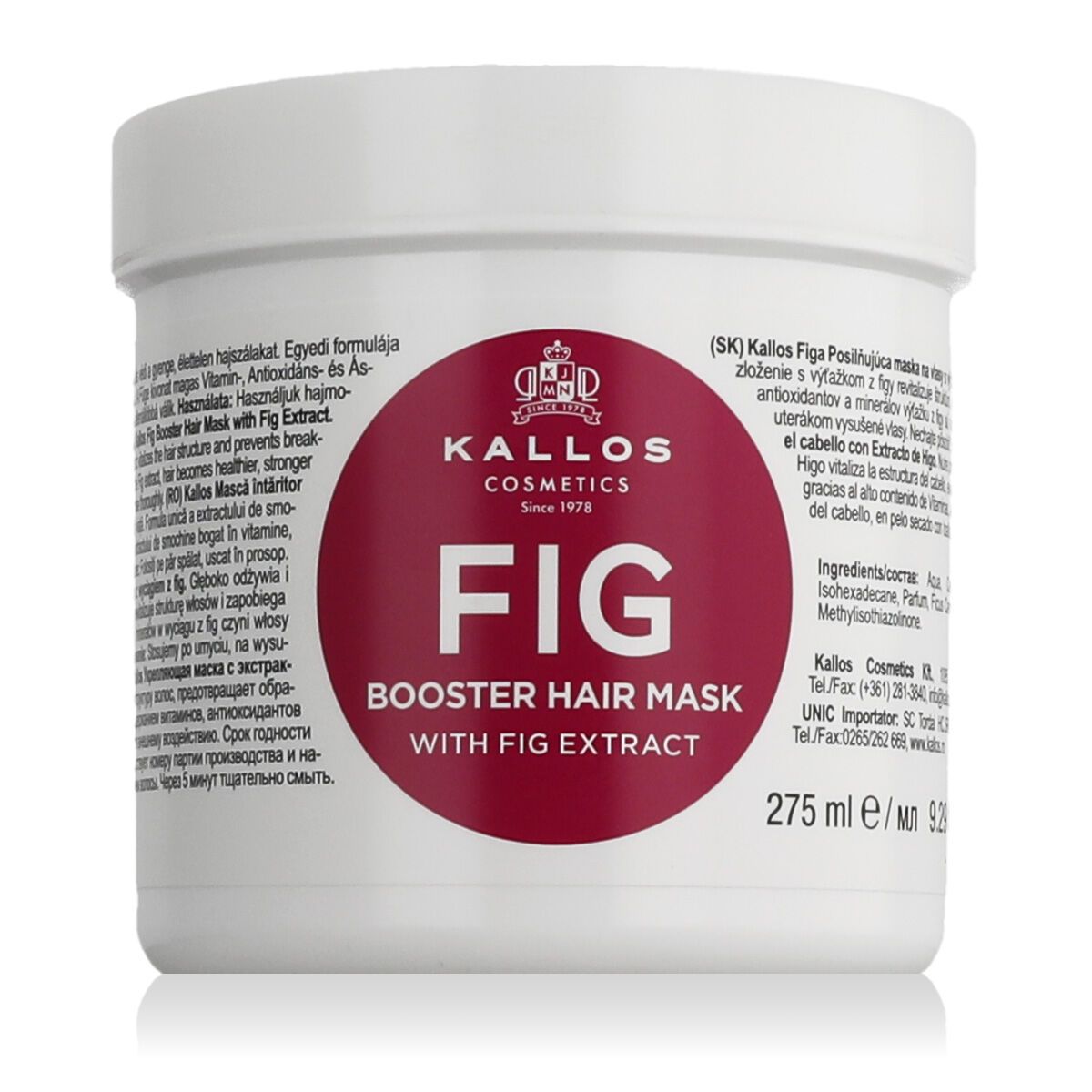 Kallos Cosmetics Fig Hair Mask