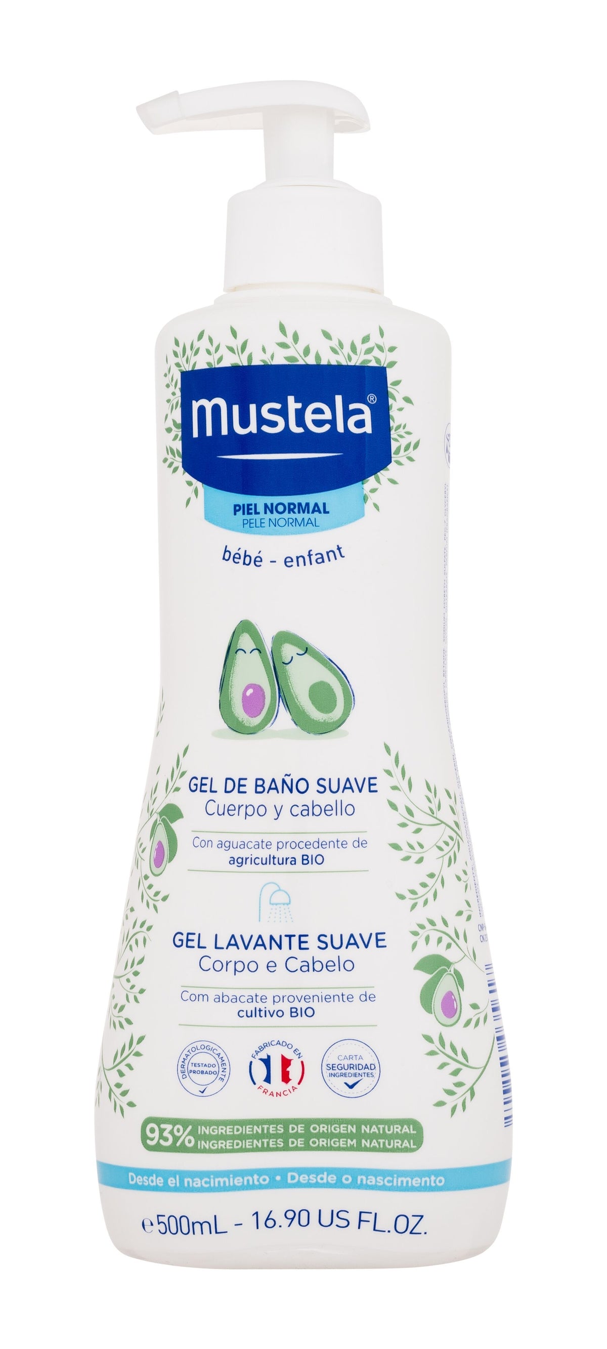 Mustela Bébé Gentle Cleansing Gel Shower Gel Hair and Body