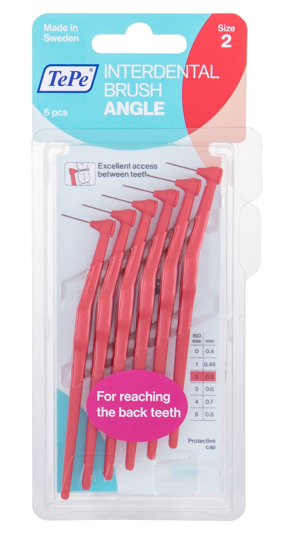 TePe Angle Interdental Brush 6 ks 0,5 mm