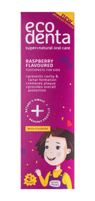 Ecodenta Super+Natural Oral Care Raspberry Toothpaste