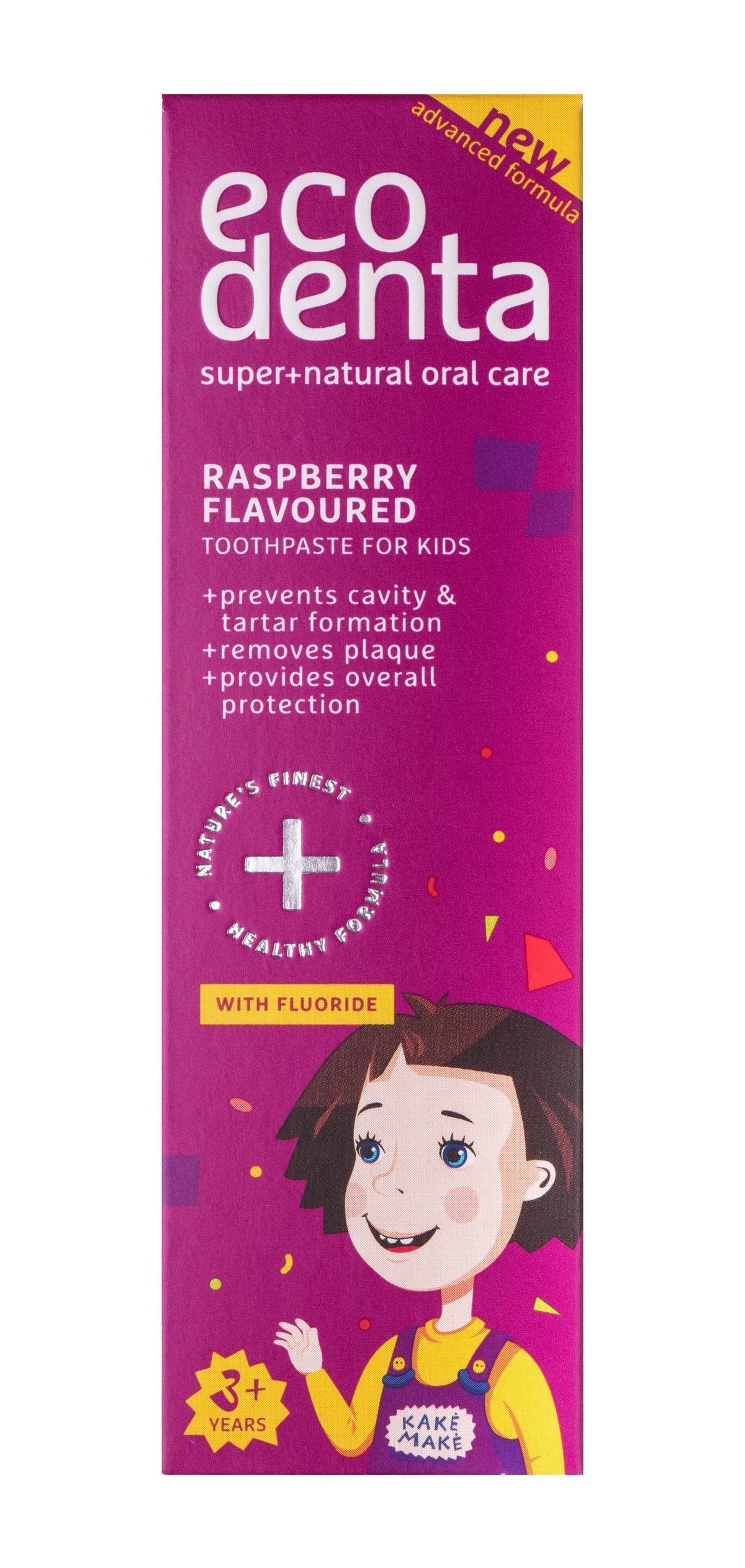 Ecodenta Super+Natural Oral Care Raspberry Toothpaste