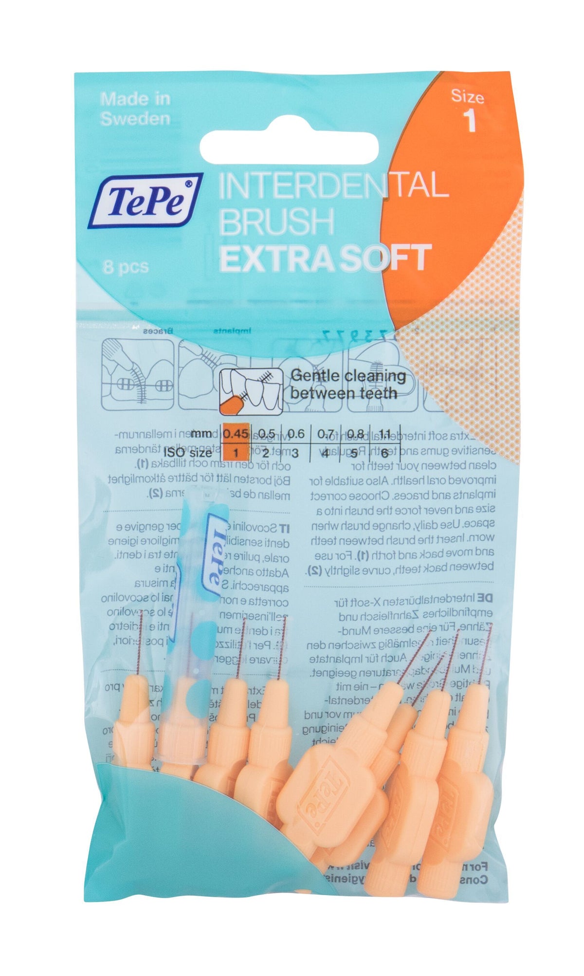TePe Extra Soft Interdental Brush 8 ks 0,45 mm