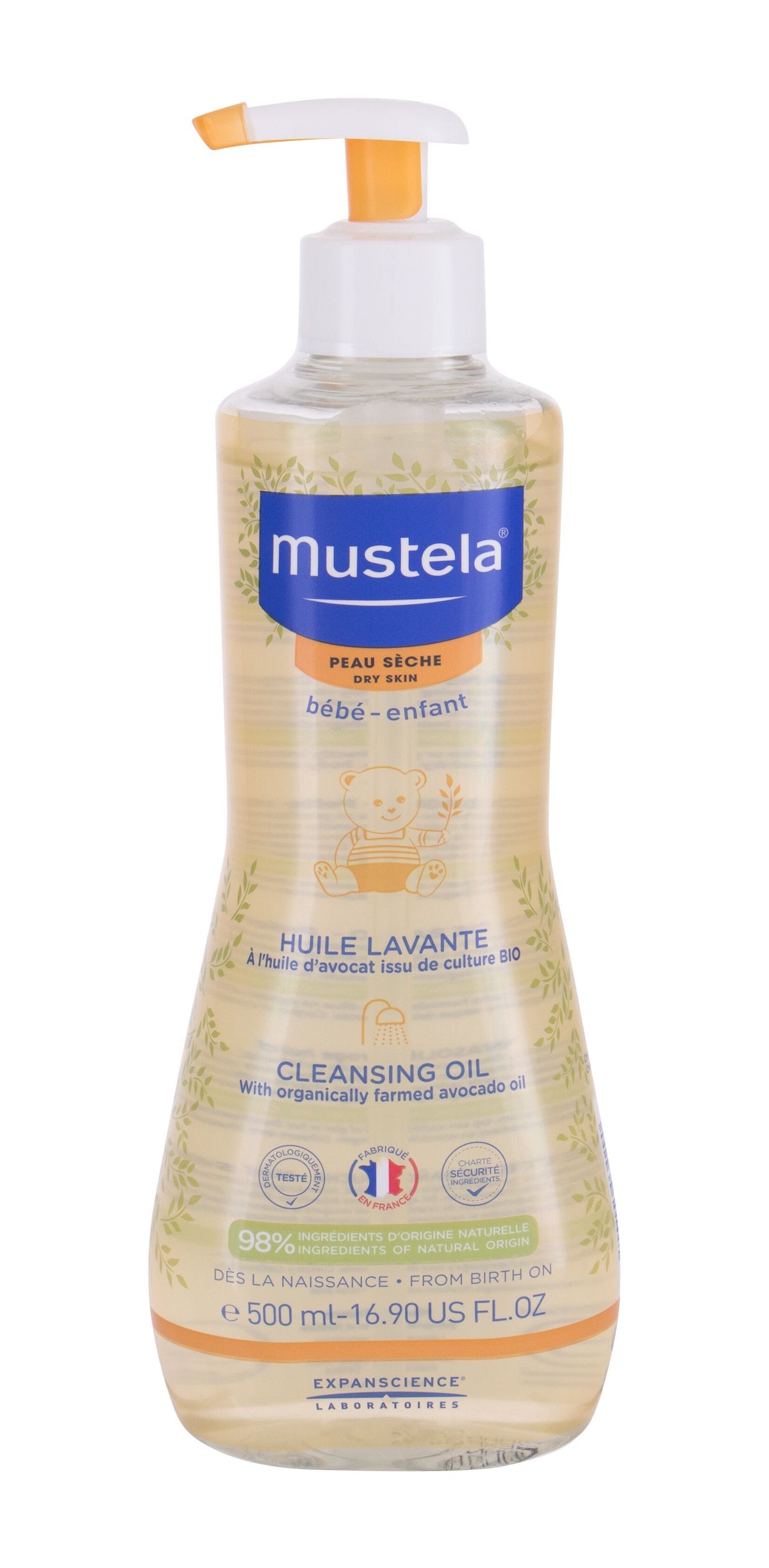 Mustela Bébé Cleansing Oil Bath Oil