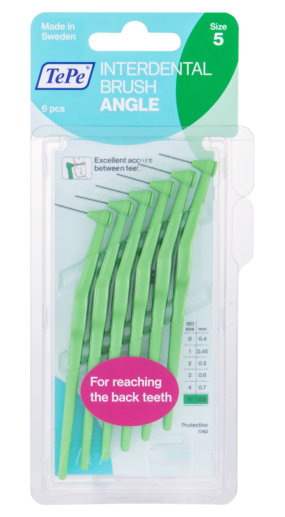 TePe Angle Interdental Brush 6 ks 0,8 mm