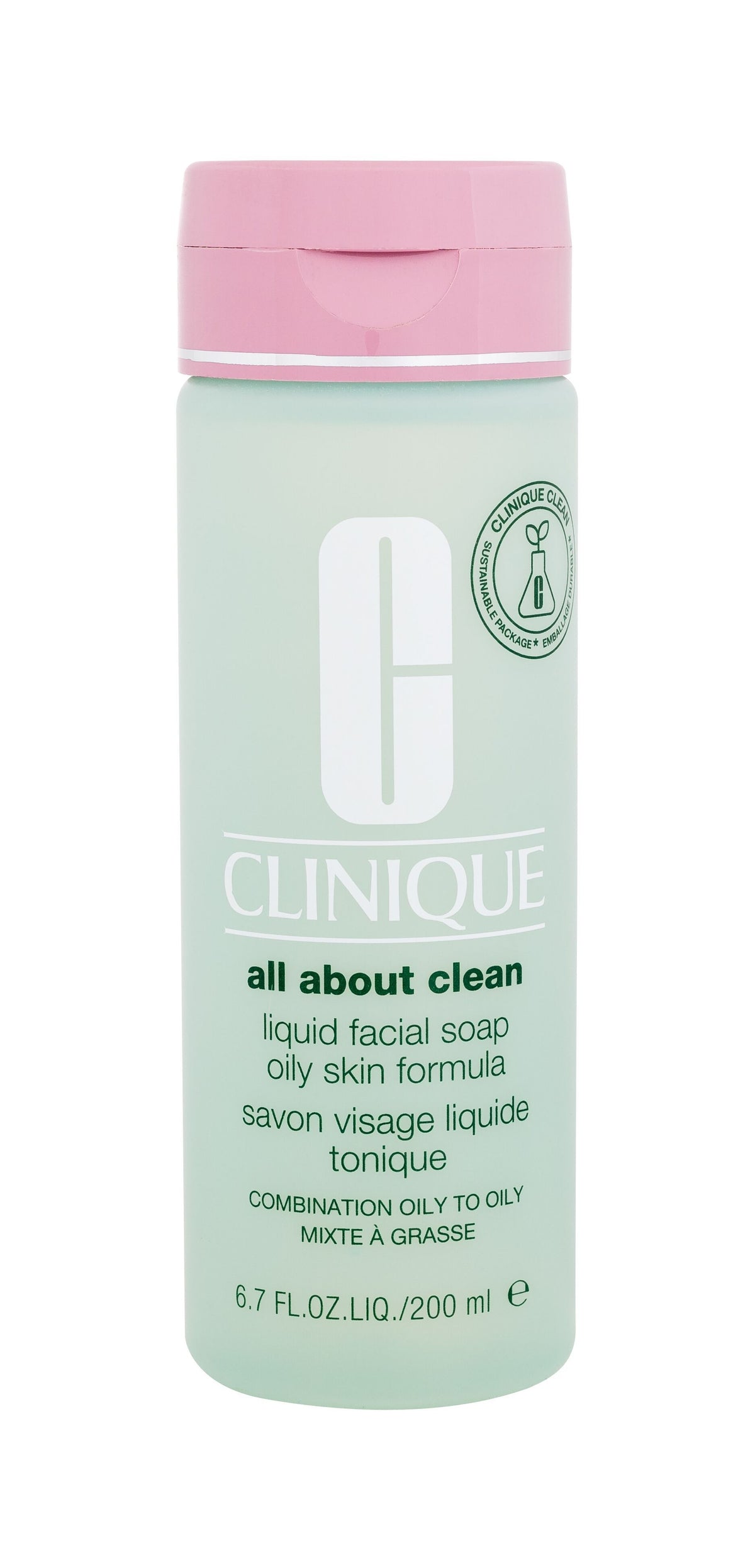 Clinique All About Clean Liquid Facial Soap Oily Skin Formula Cleansing Soap