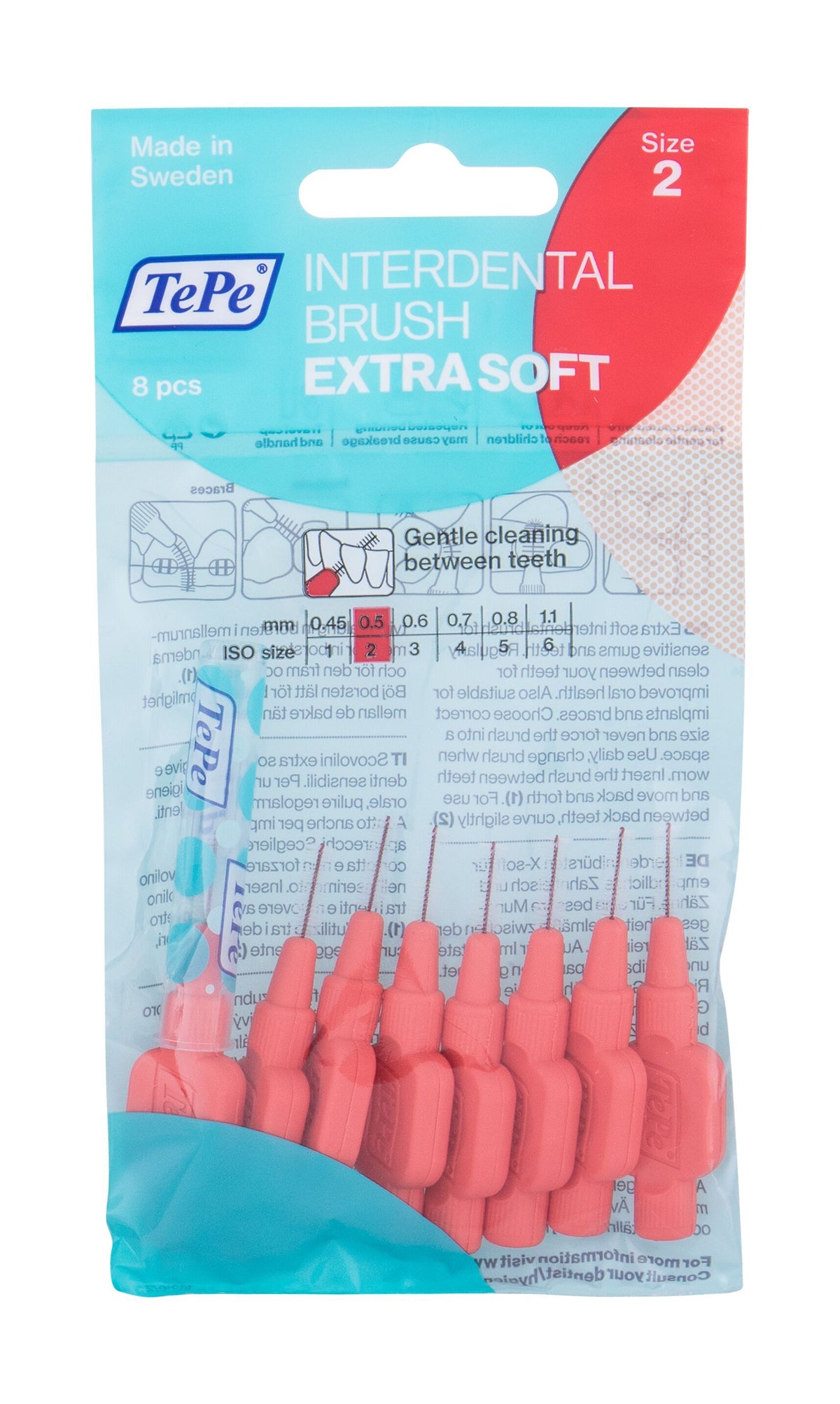 TePe Extra Soft Interdental Brush 8 ks 0,5 mm