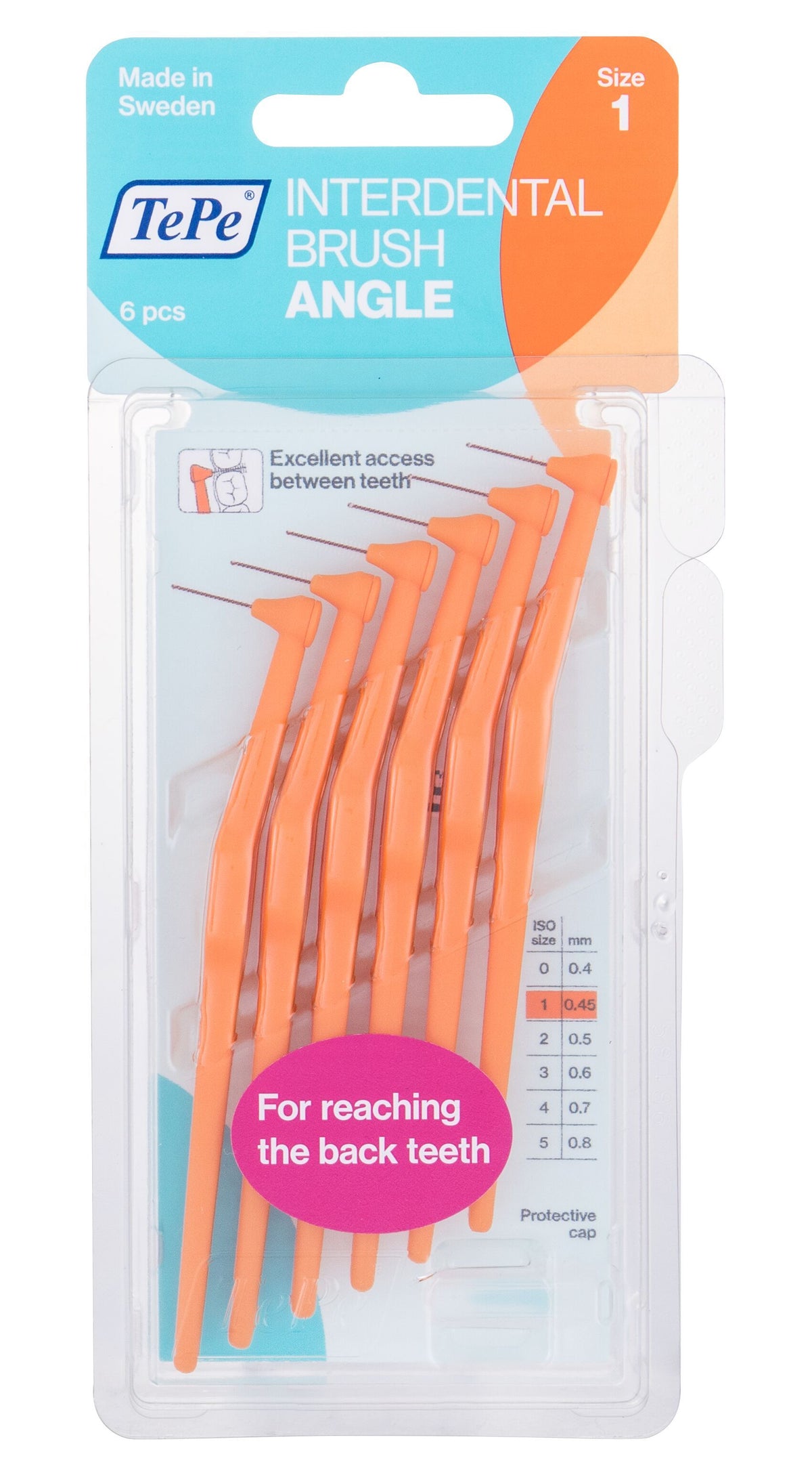 TePe Angle Interdental Brush 6 ks 0,45 mm