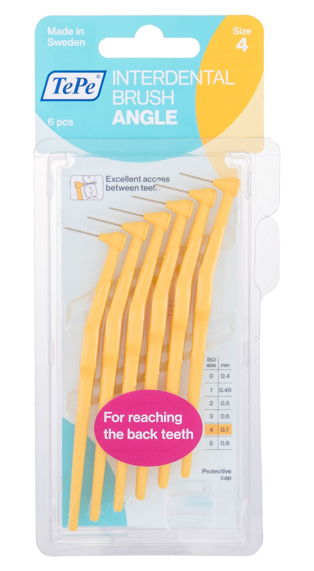 TePe Angle Interdental Brush 6 ks 0,7 mm
